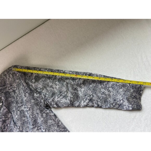 Paul Alexander 100% Silk Women's Size 10 Button Down Jacket Blouse Korean Floral - Picture 5 of 11